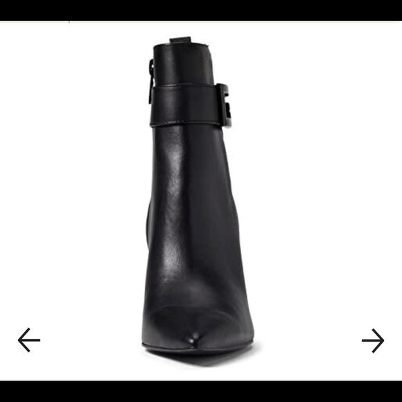 GUESS WOMEN ANKLE BLACK BOOT HEELS SIZE: 8.5 - Picture 5 of 6